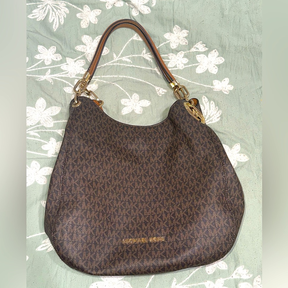 Michael Kors Lillie Large Logo Shoulder Bag